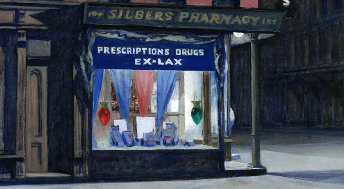 drug store edward hopper boston fine arts museum