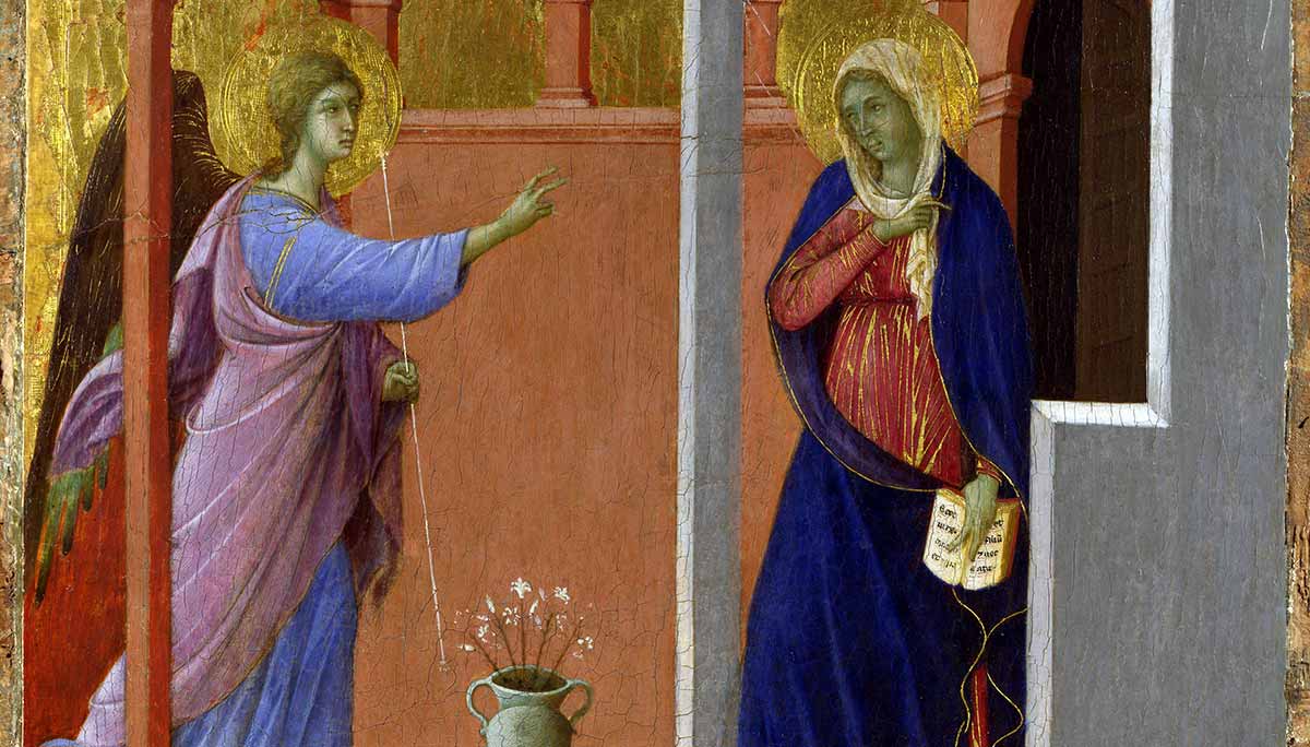 duccio annunciation maesta