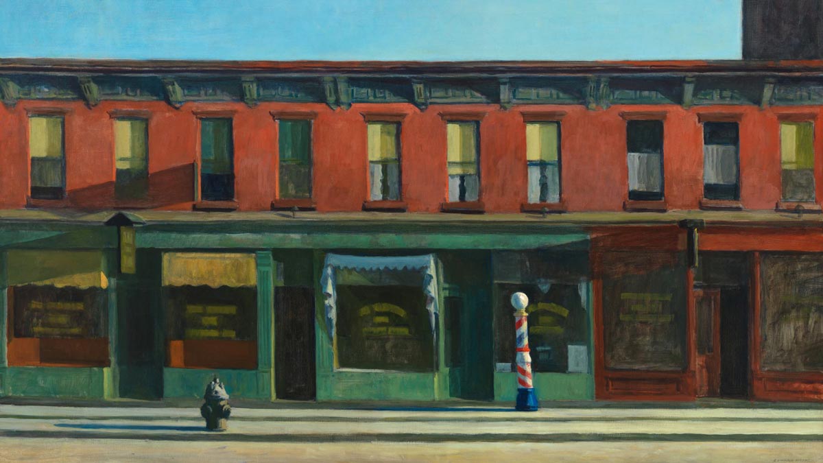 early sunday morning edward hopper