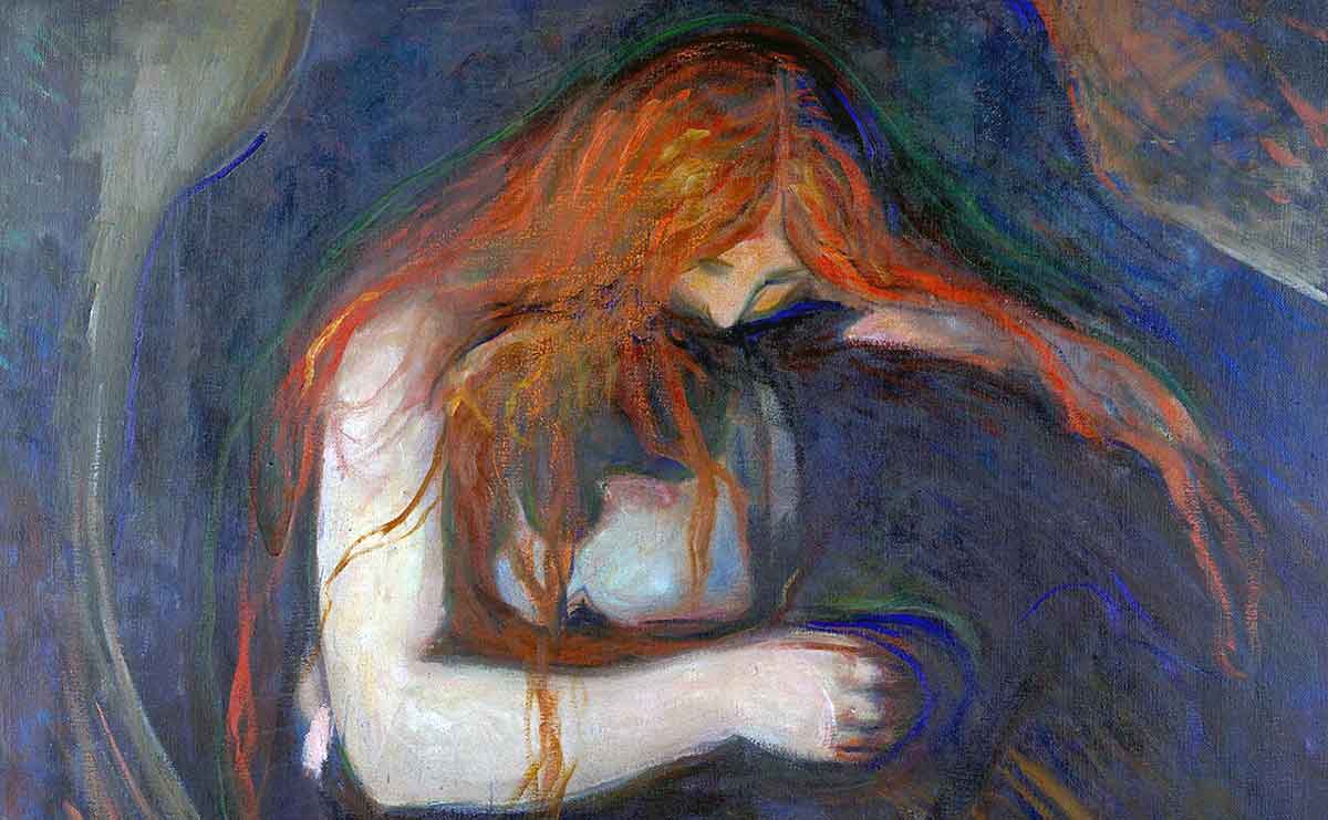 edvard munch vampire