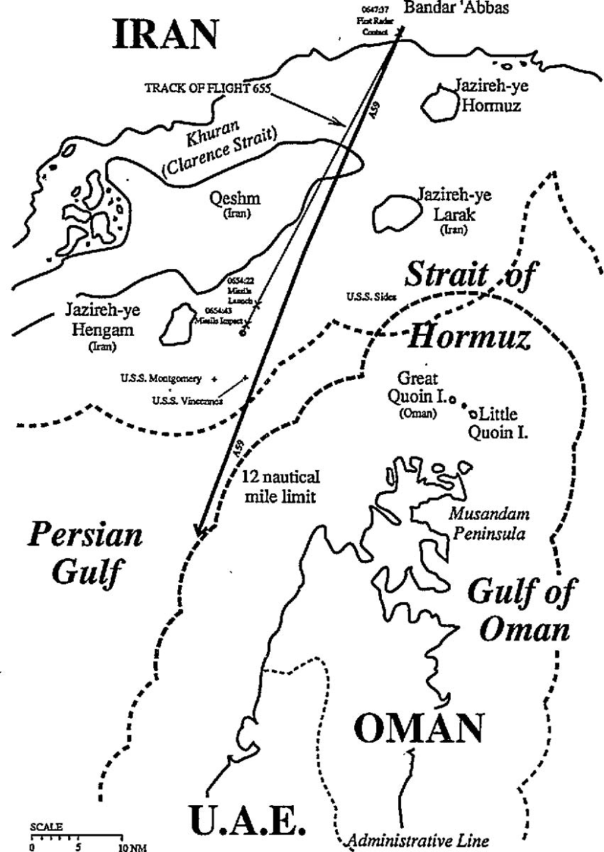 flight 655 map