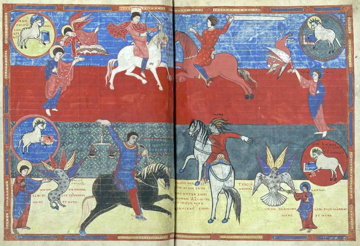 four horsemen apocalypse beatus revelation