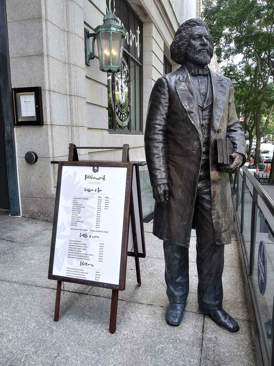 frederick douglass statue nnyhs