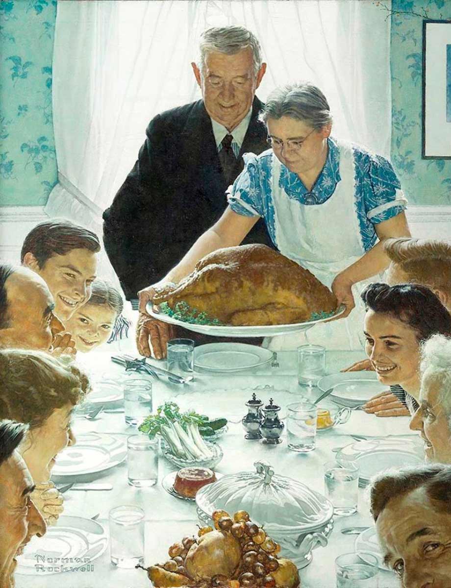 freedom from want norman rockwell