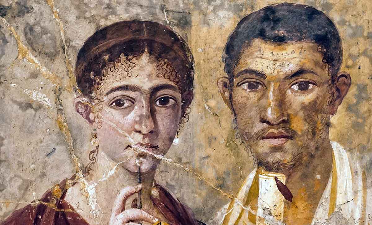 fresco couple pompeii