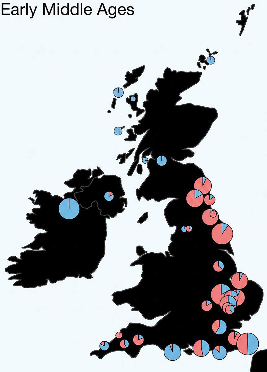 genetic study britain anglo saxons dna