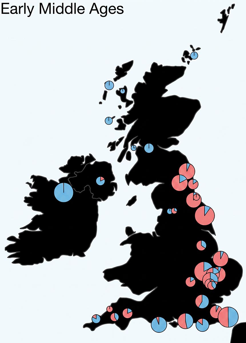 genetic study britain anglo saxons dna
