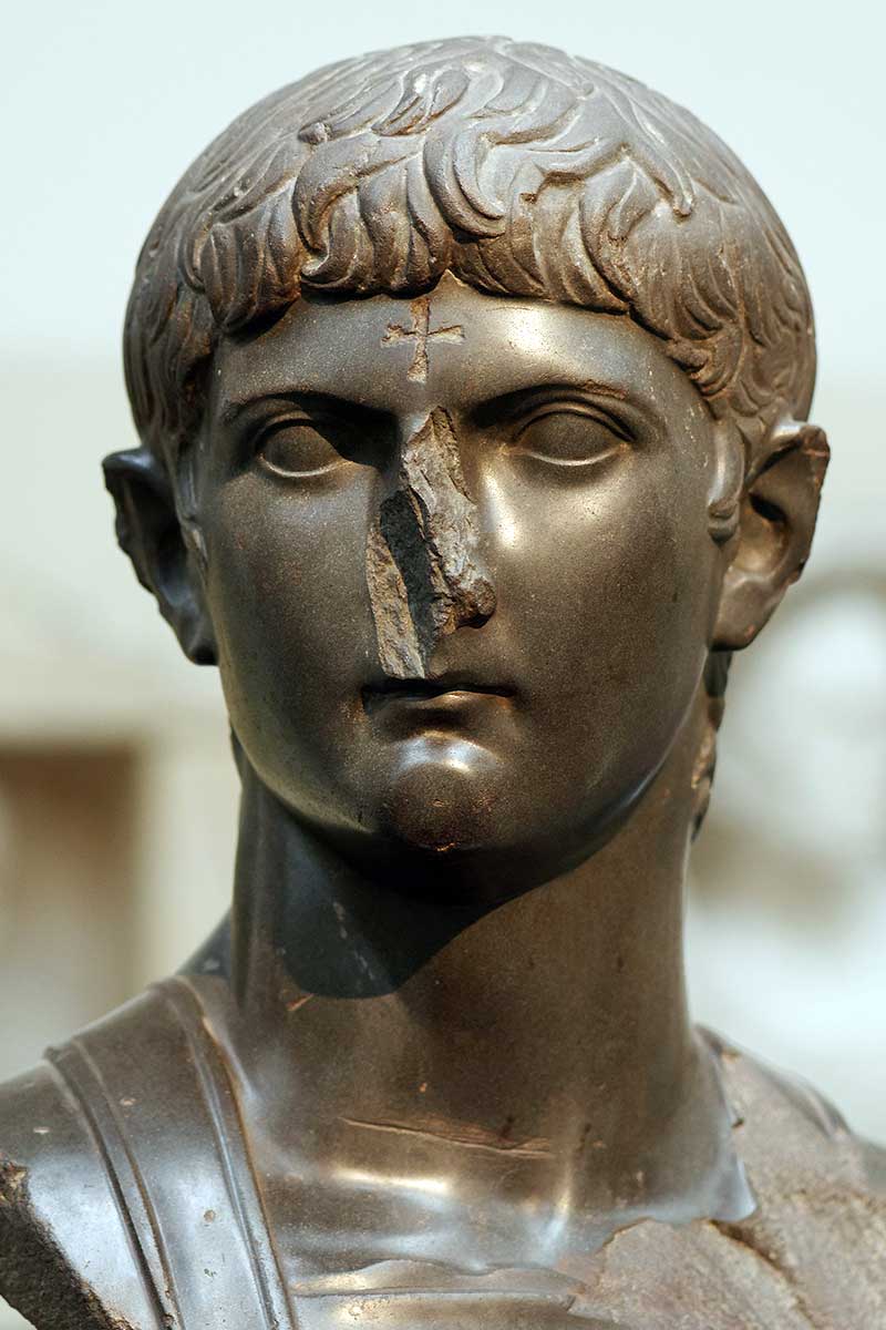germanicus defaced ancient statue