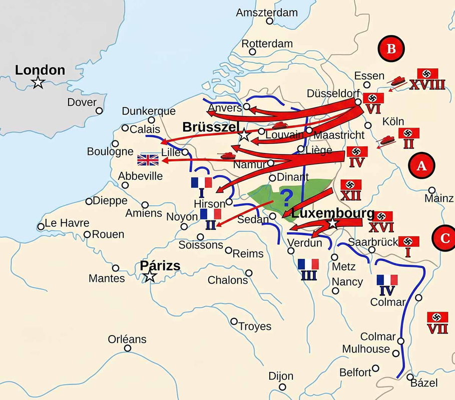 germany france invasion plans