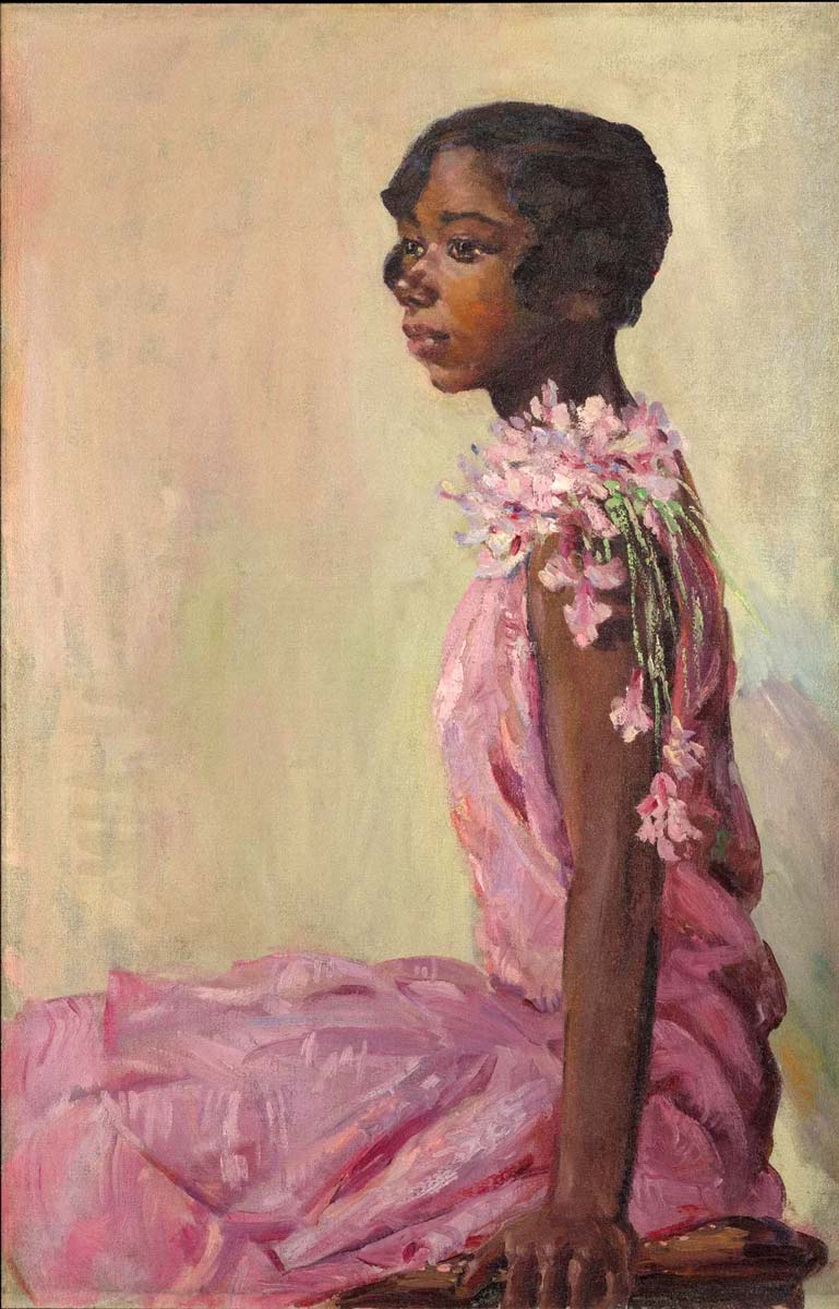 Girl in Pink Dress, by Laura Wheeler Waring, 1927. Source: Metropolitan Museum of Art, New York