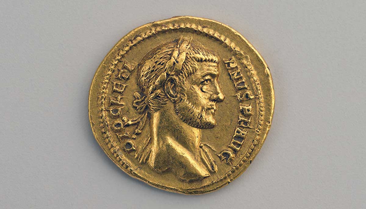 gold coin diocletian 293