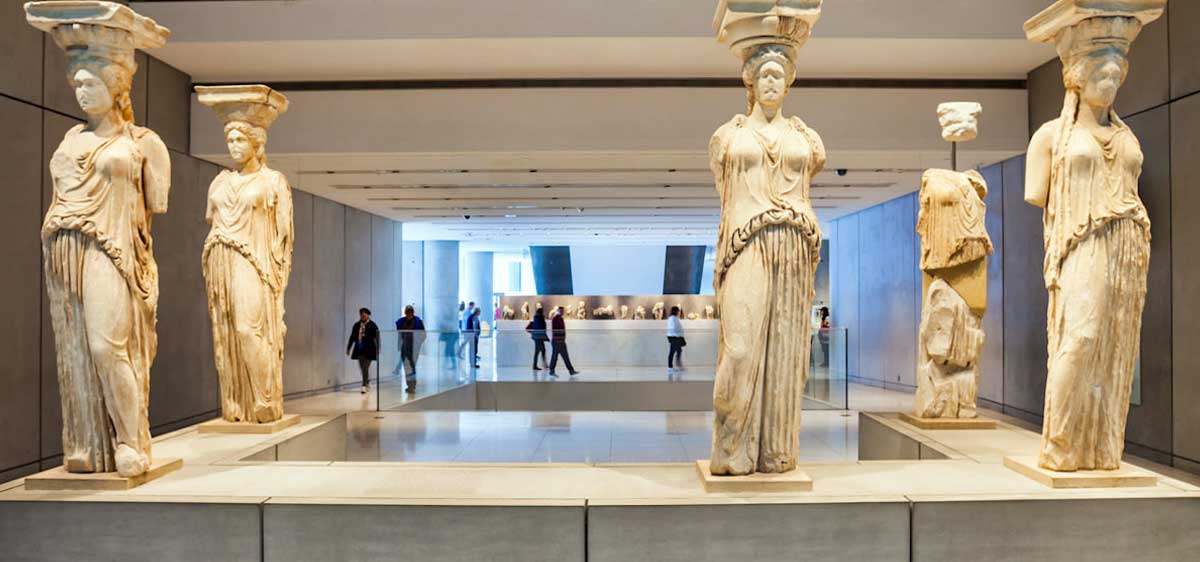 great art caryatids acropolis