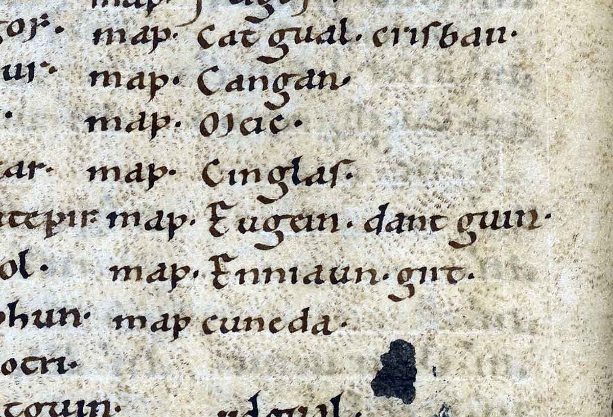 harleian ms 3859 folio 193v owain danwyn cynglas