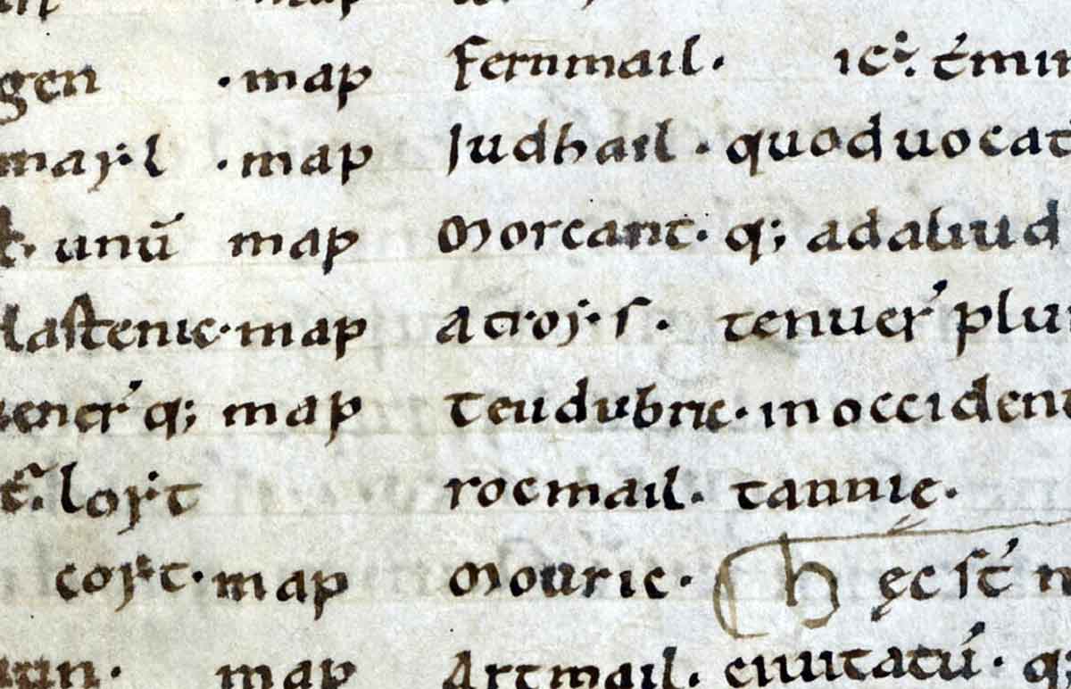 harleian ms 3859 folio 195r athrwys