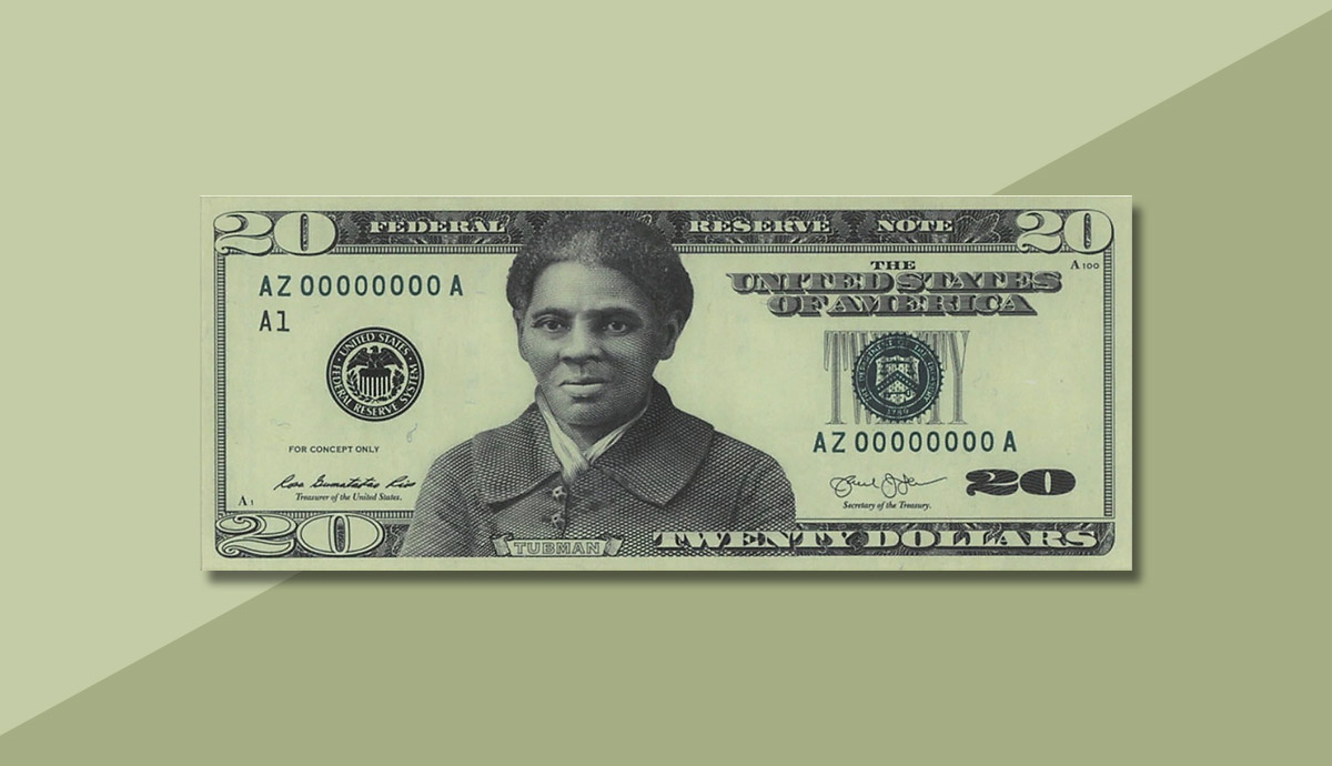 Harriet Tubman on twenty dollar bill