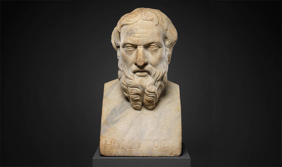 herodotus bust