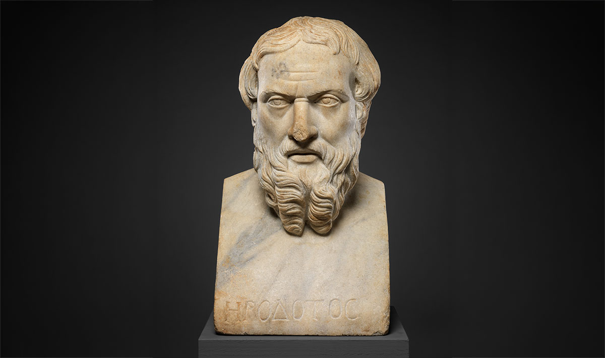 herodotus bust