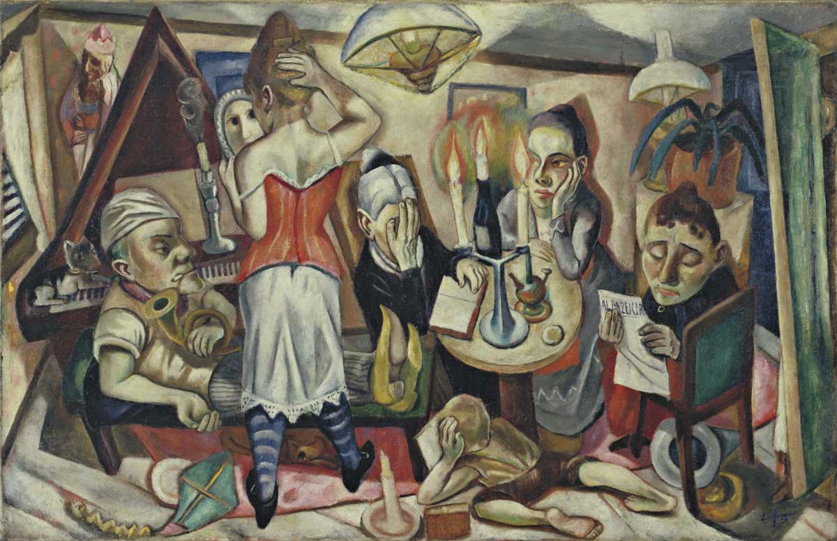 hitler hated max beckmann family painting