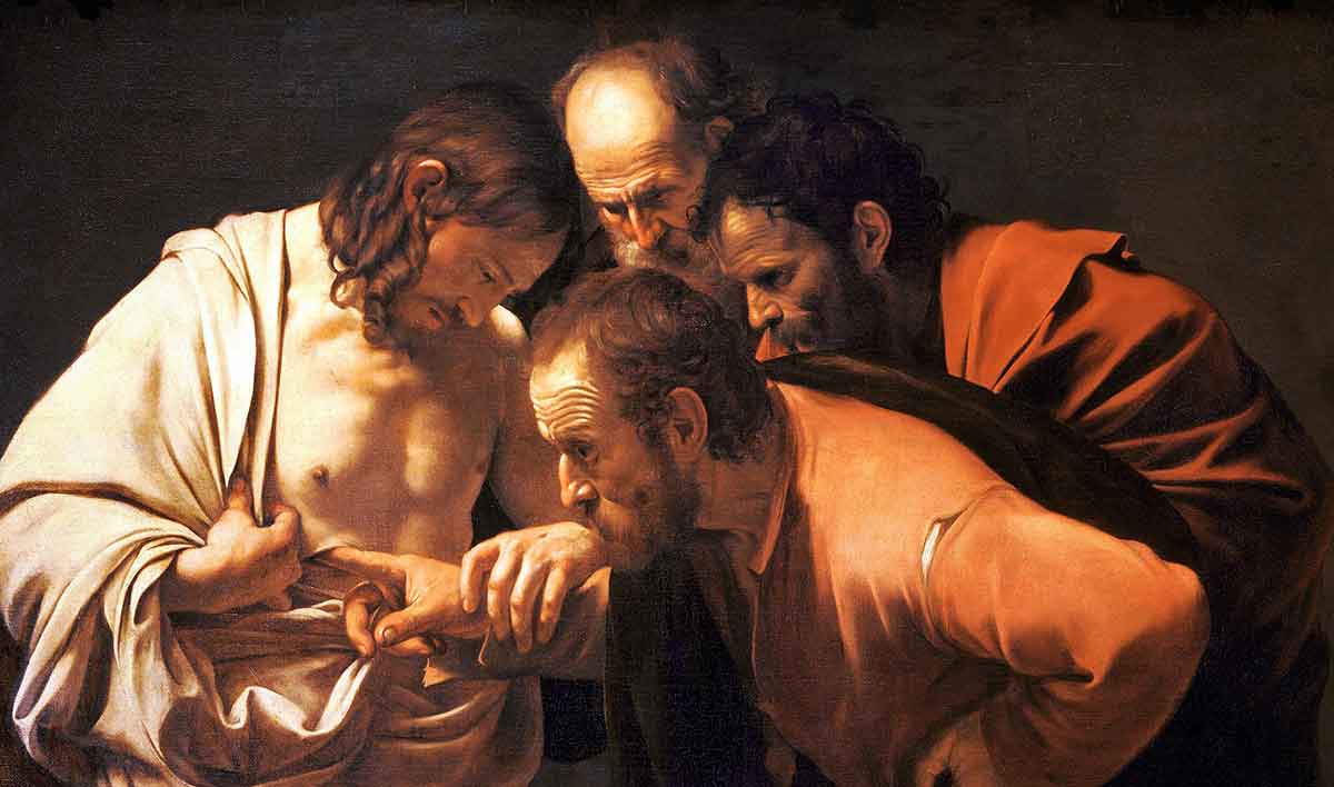 incredulity saint thomas caravaggio creeds