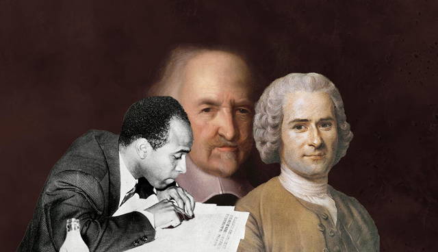 Frantz Fanon, Thomas Hobbes, and Jean-Jacques Rousseau