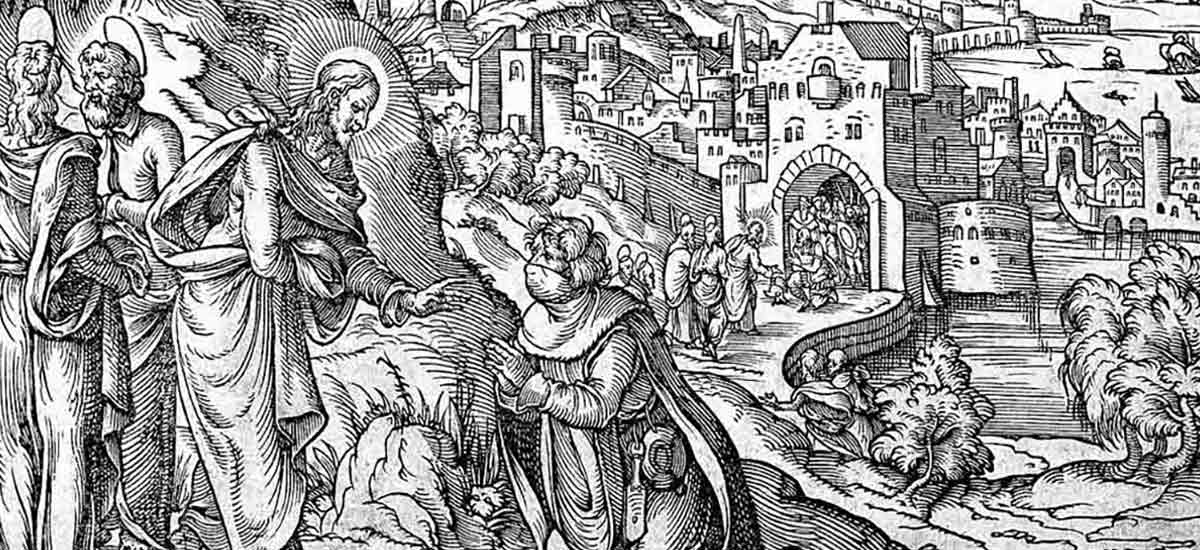jesus healing lepers