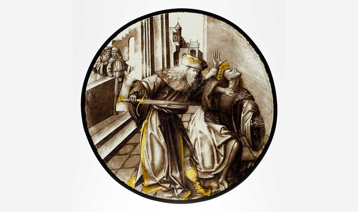 joab murdering abner roundel