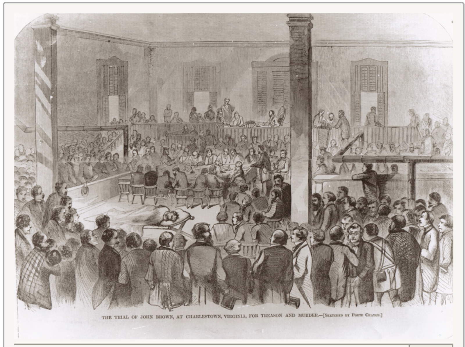 john brown on trial