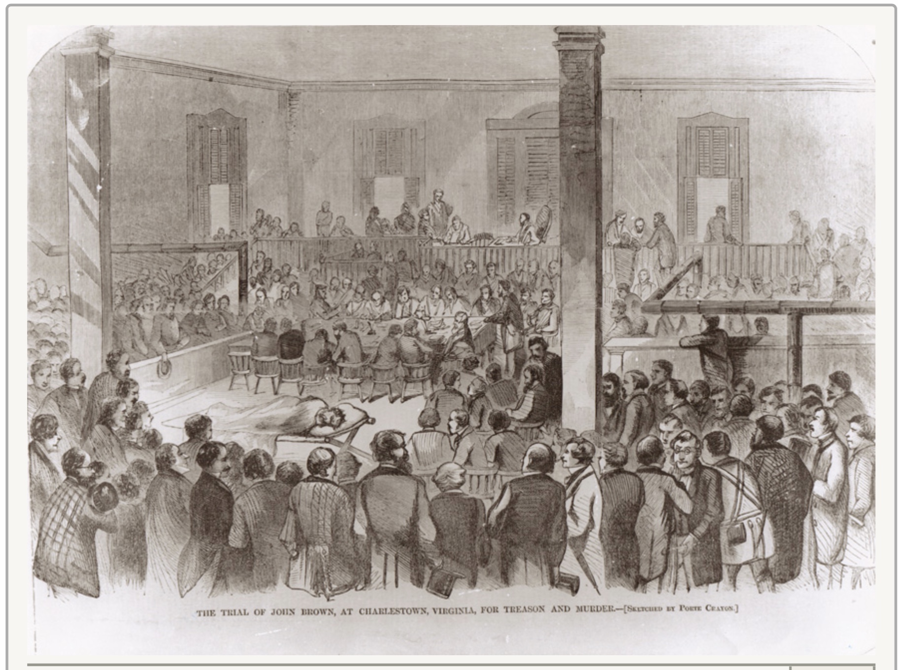 john brown on trial