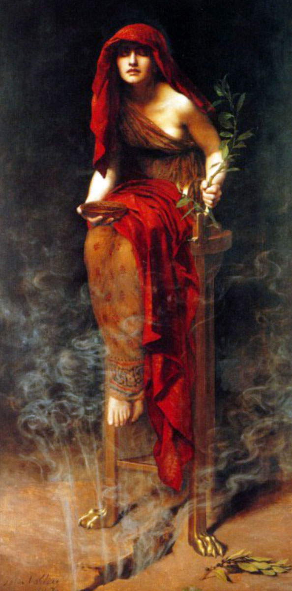 john collier priestess of delphi