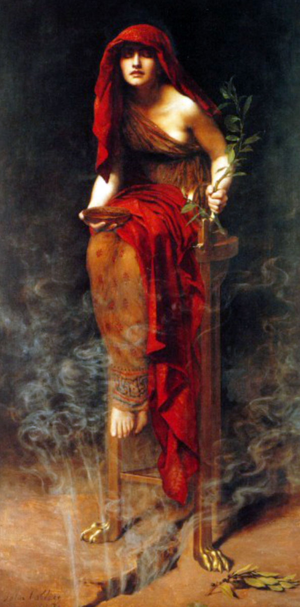 john collier priestess of delphi