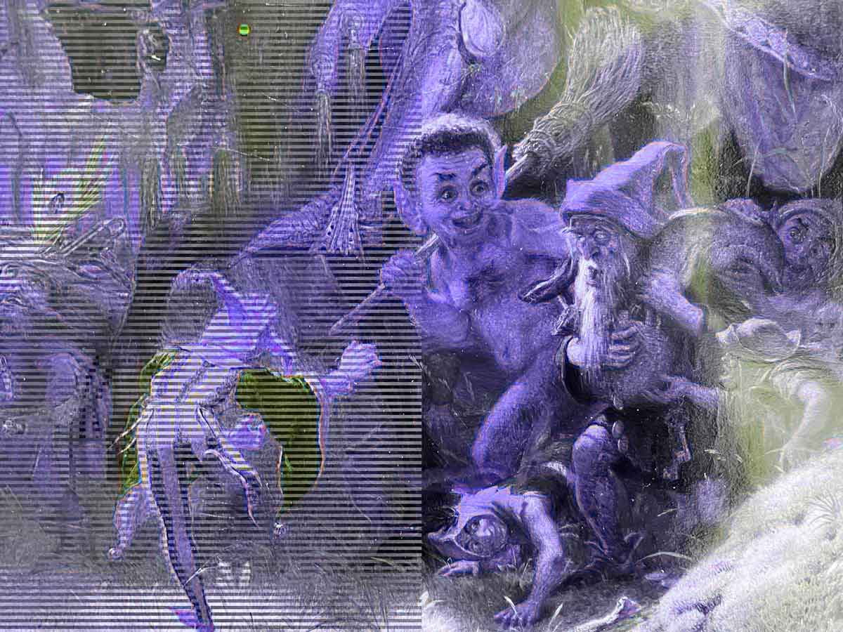 joseph noel paton the fairy raid detail