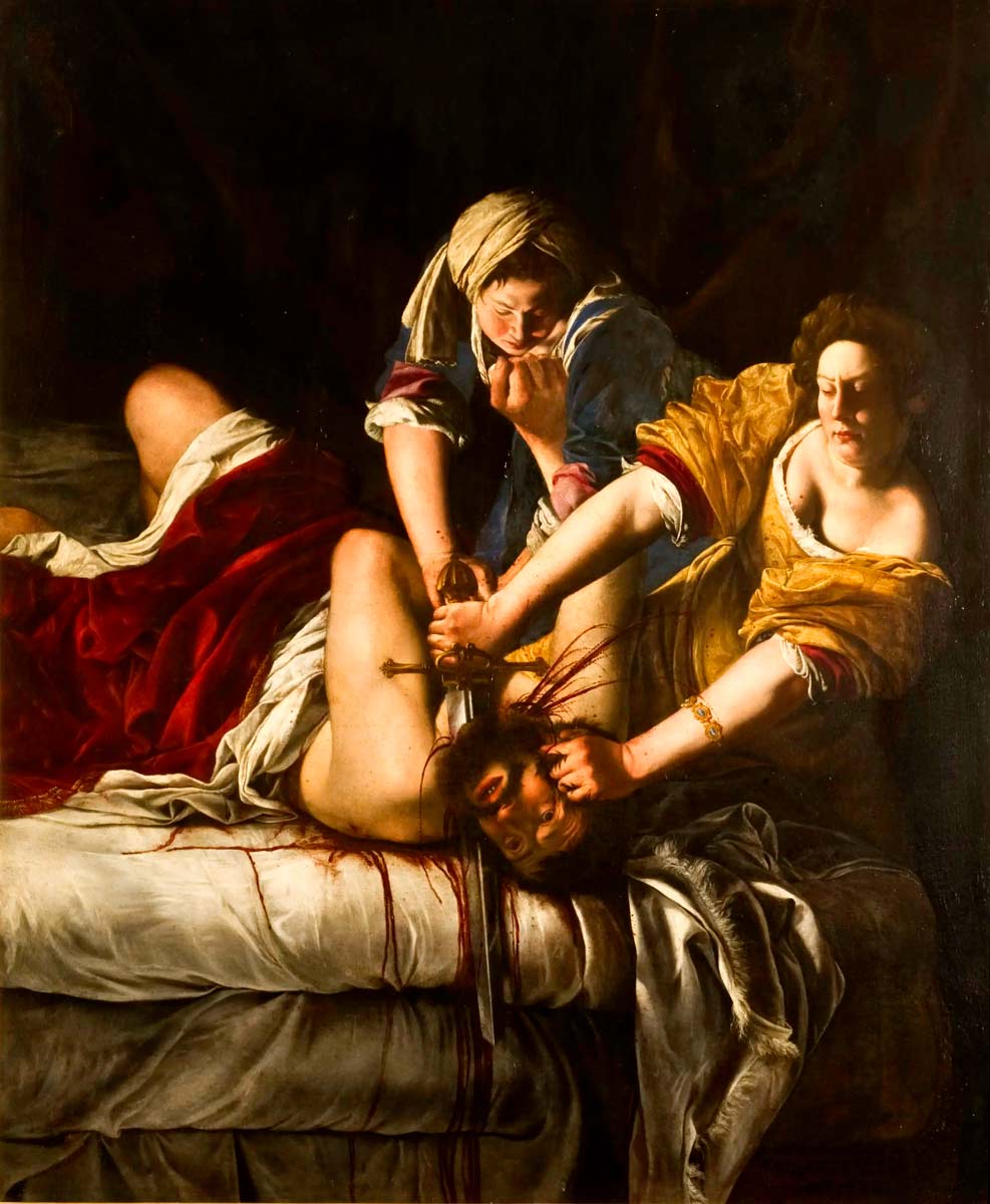 Judith Beheading Holofernes, by Artemisia Gentileschi, 1620. Source: La Galleria Degli Uffizi, Florence
