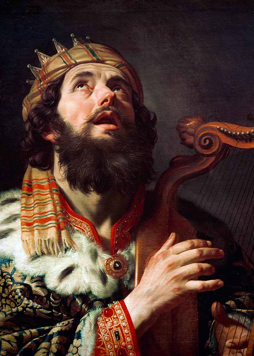 king david with harp