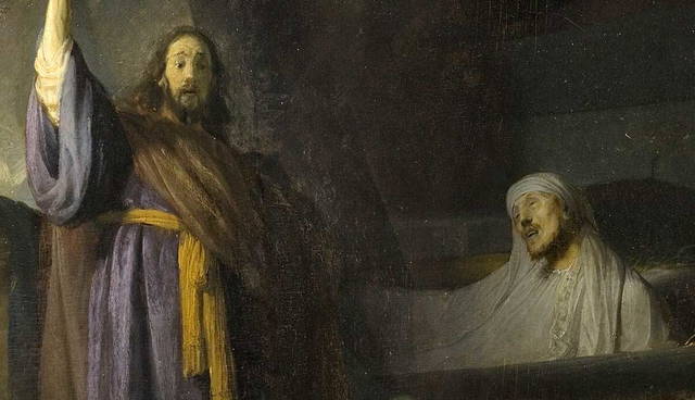 lazarus and jesus painting