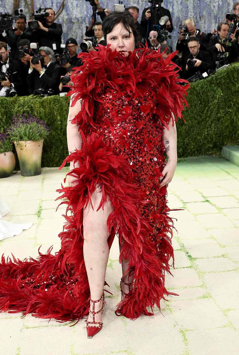 Lena Dunham at the 2026 MET Gala. Source: MET Gala Official via Instagram