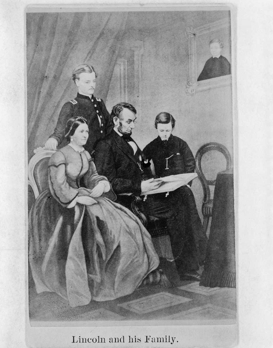 lincoln and family drawing