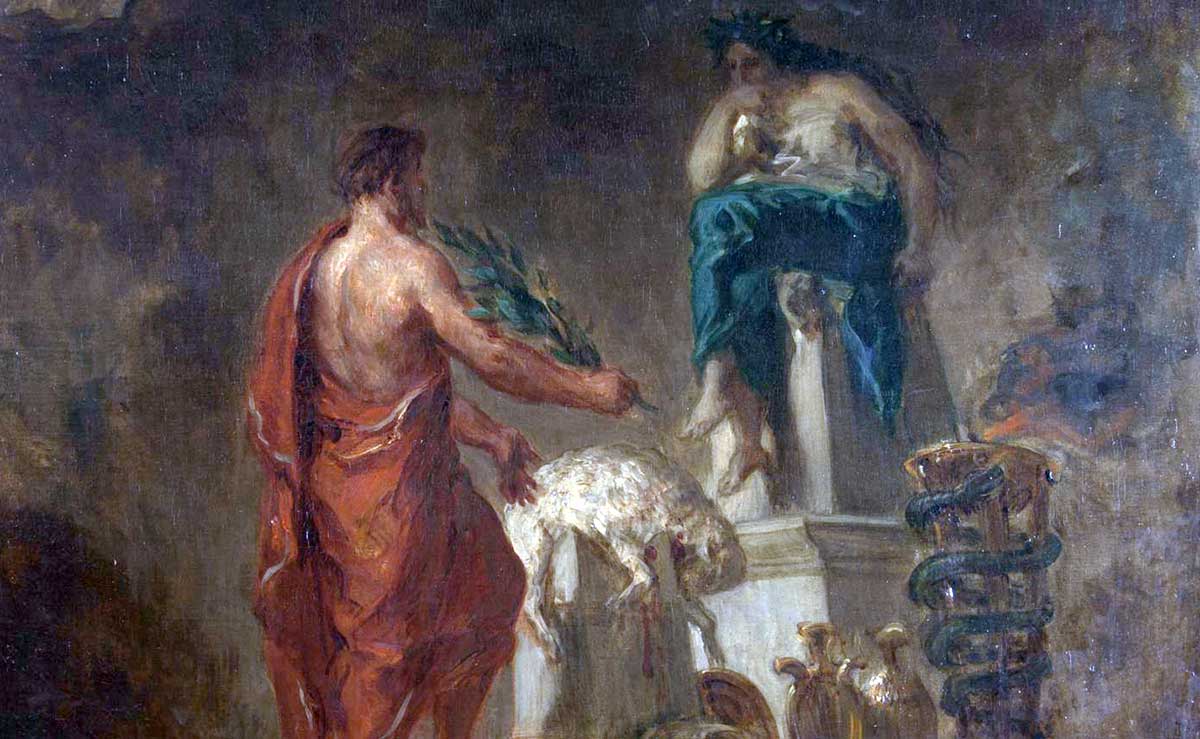 lycurgus consulting the pythia