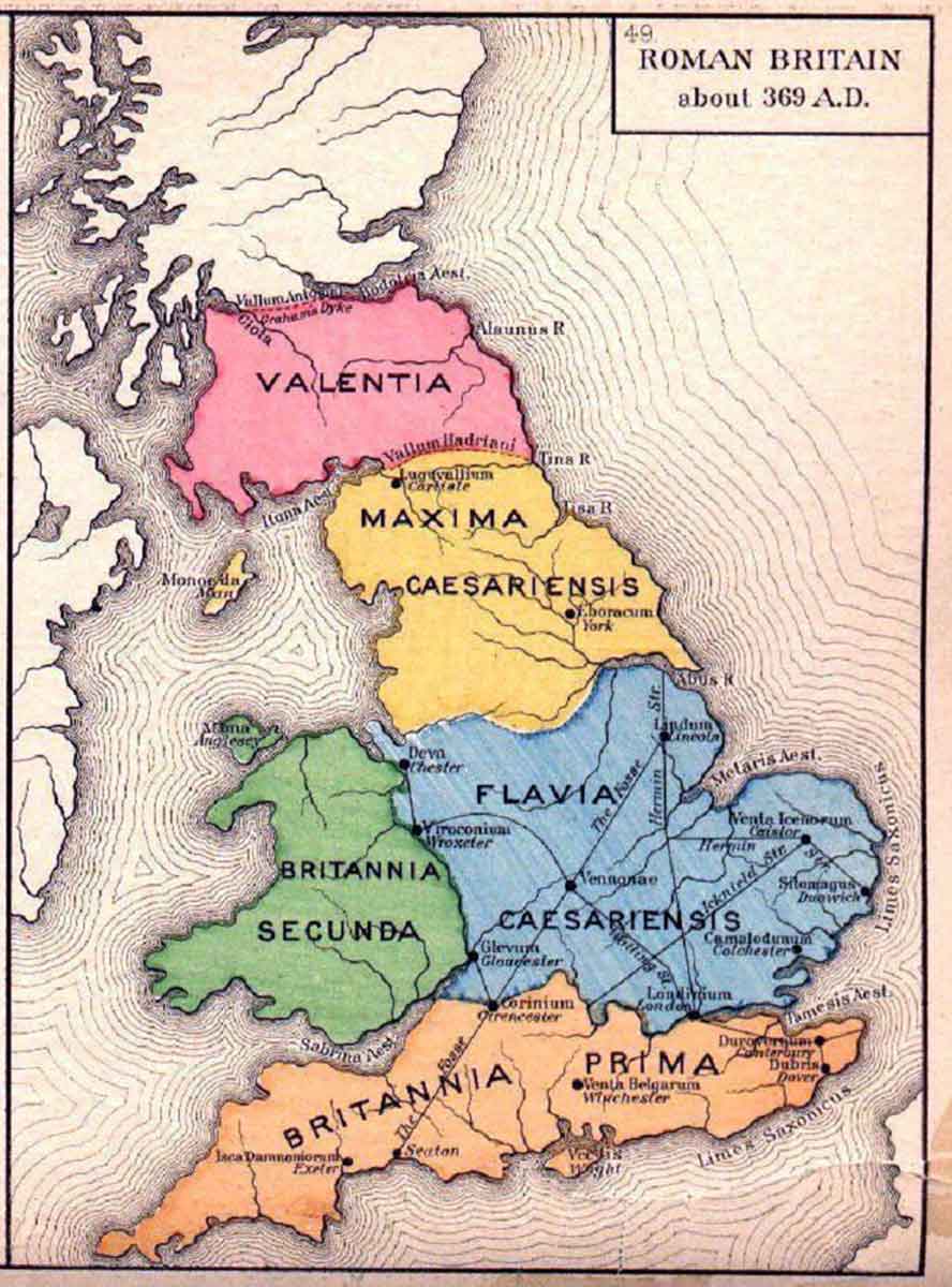 map roman britain 369