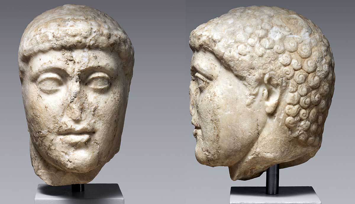 marble head harmodios