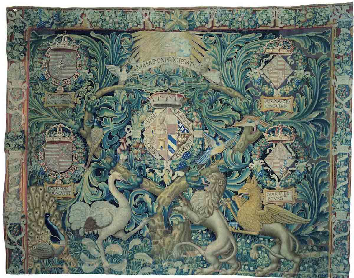 margaret austria tapestry coat arms