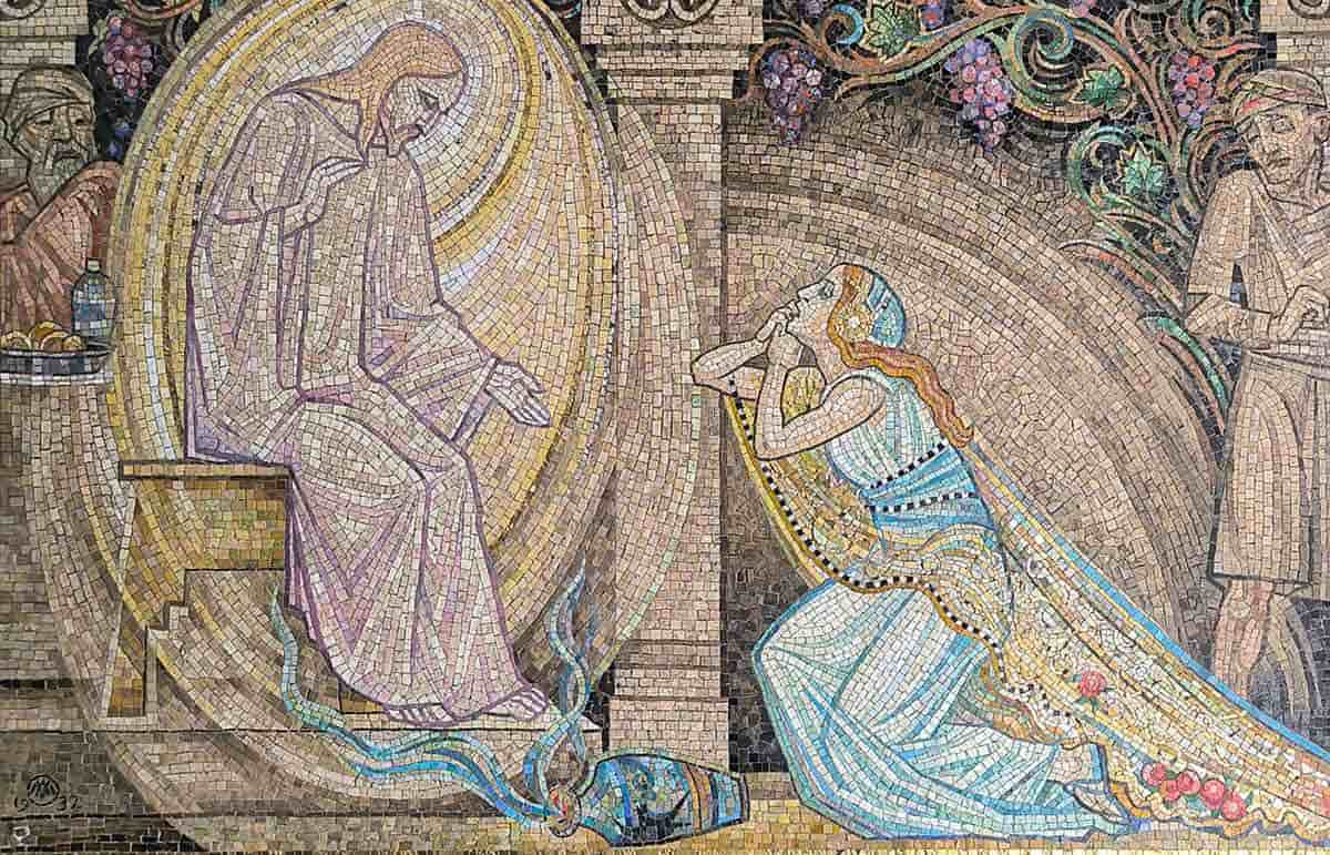 mary magdalene jesus mosaic amsterdam