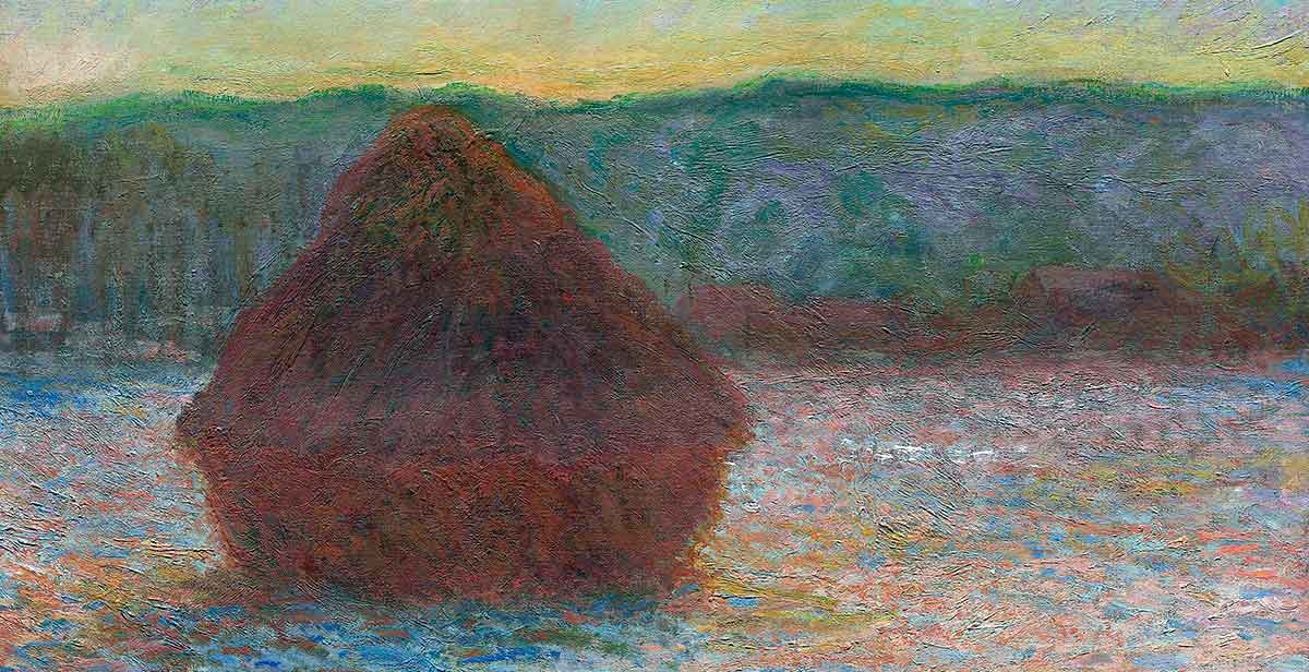 monet haystack painting