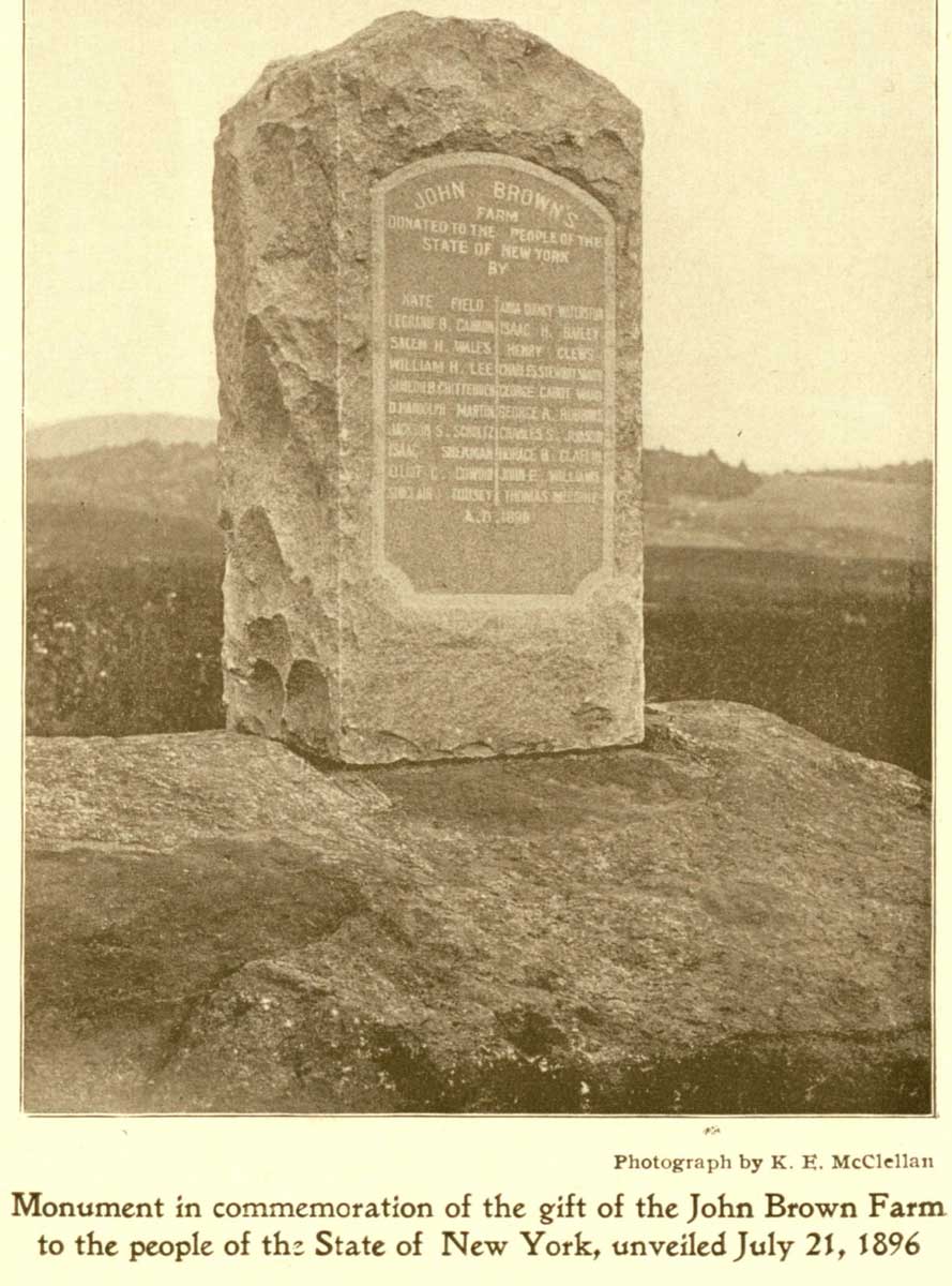 monument to brown north elba