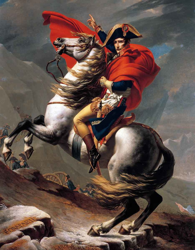 napoleon crossing the alps