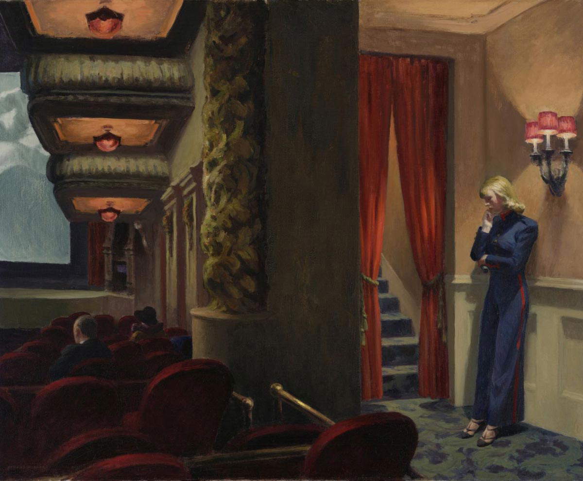new york movie painting edward hopper
