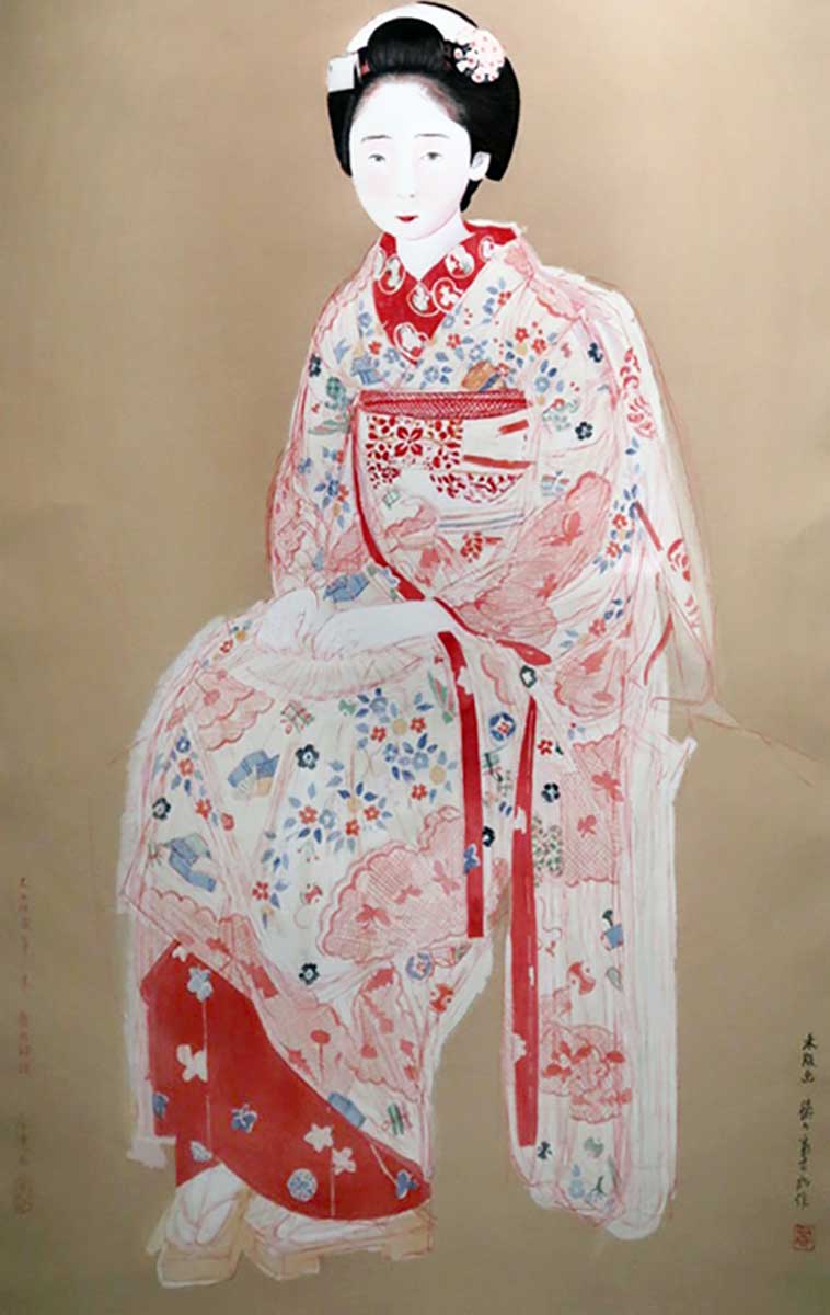 nihonga portrait woman 1924