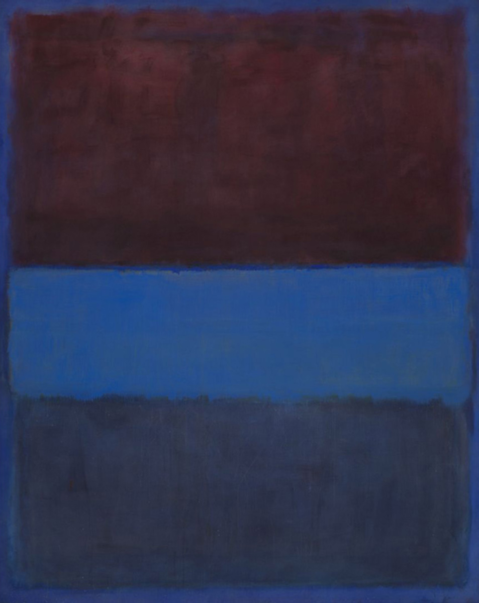 no 61 rust blue mark rothko