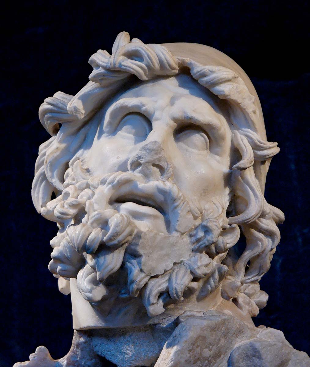 odysseus sculpture head