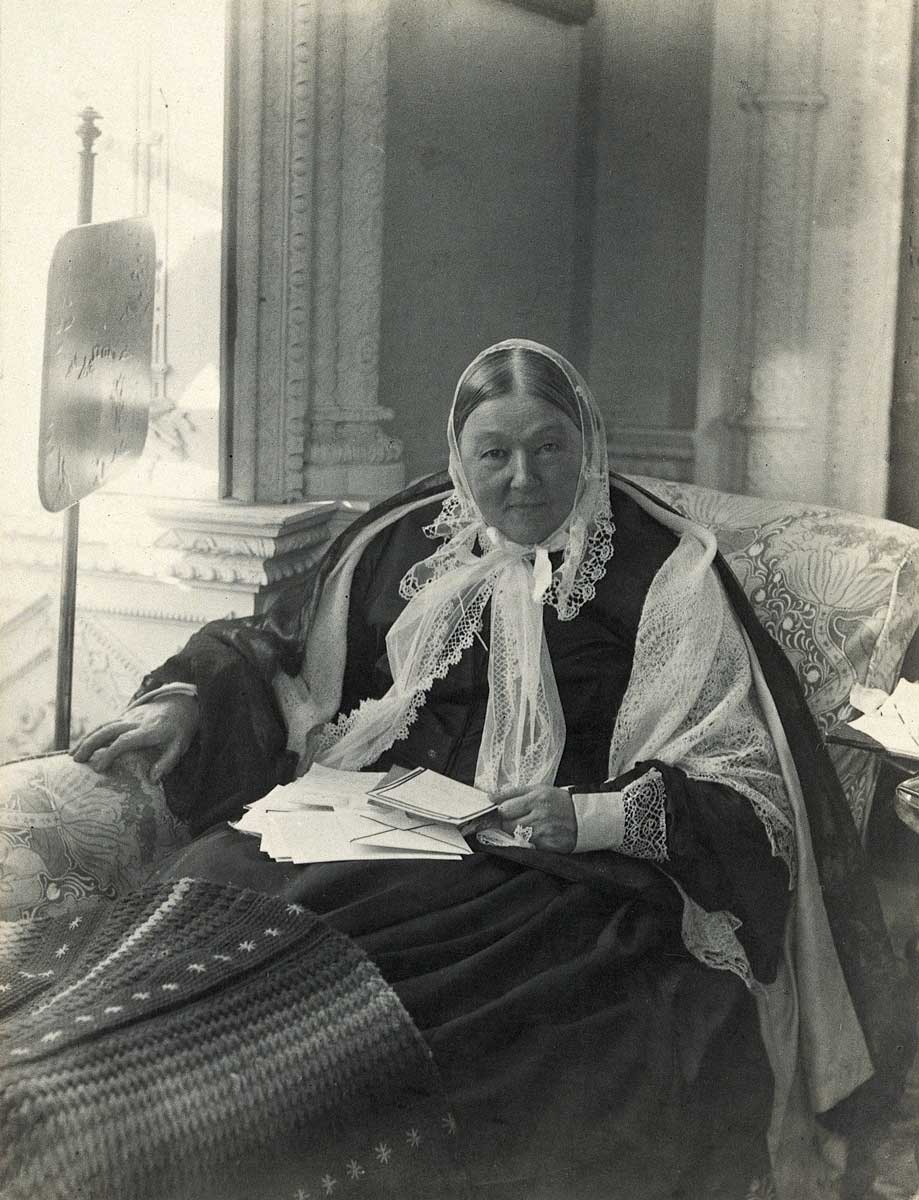 older florence nightingale seated
