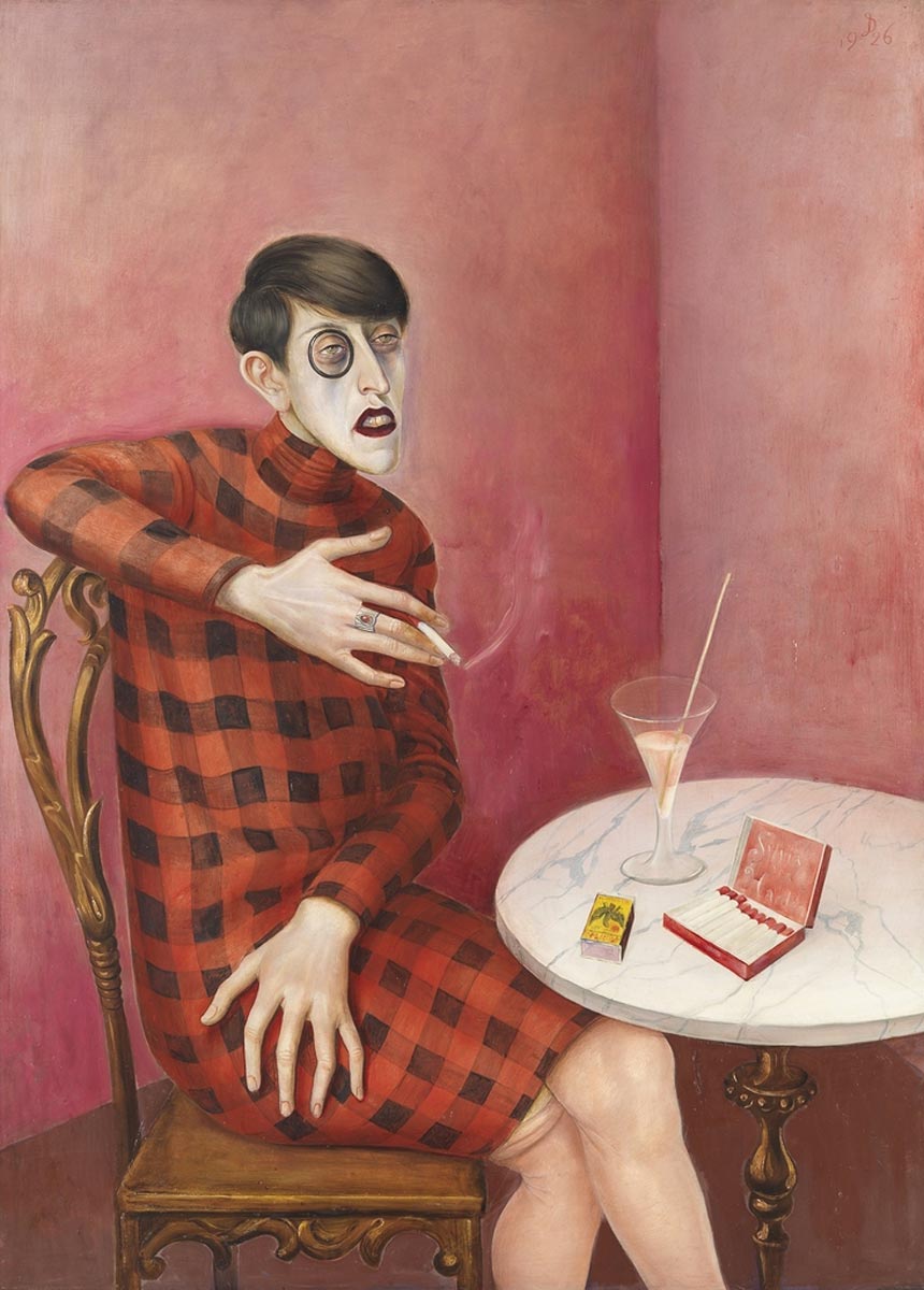 otto dix portrait of journalist sylvia von harden